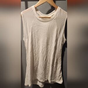 ZYIA Tan Cream Tank Top Relaxed Fit